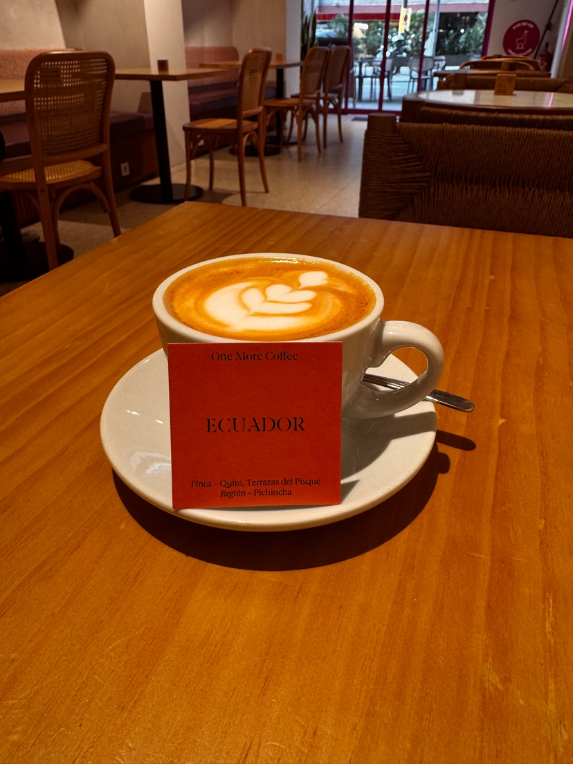 Flat white at Lato Cafe